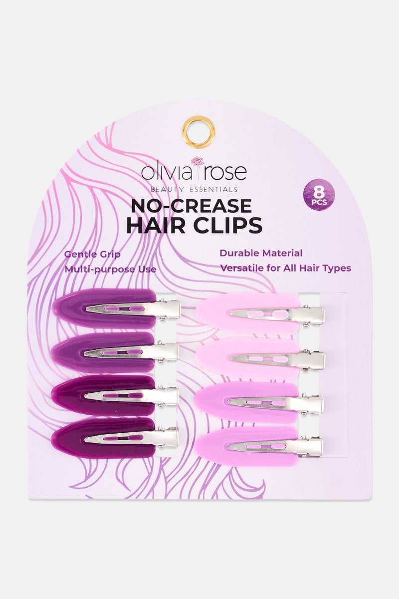Olivia Rose 8 Pieces No Crease Hair Slips, Multicolor - Image 1